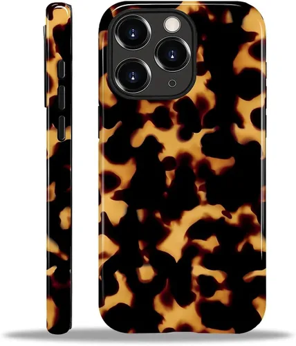 Vista 128 de Funda para iPhone 11, resistente híbrida 2 en 1, protección completa contra golpes con acabado brillante, diseño de collage de tela a cuadros