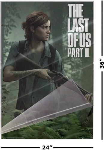 Vista 3 de The Last Of Us - Part I & II - Juego de pósteres para juegos (estilos regulares/portadas de juego) (tamaño 24 x 36 cada uno)