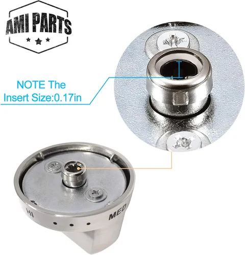Vista 3 de AMI PARTS DG64-00473A - Perillas de estufa compatibles con repuesto de estufa Samsung NX58F5700WS NX58K7850SS NX58H5600SS NX58J7750SS NX58H5650WS