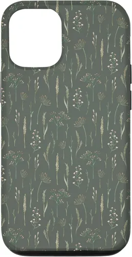 Vista 28 de Neutral Boho Dried Wildflower Meadow Botanical (Olive) Case for iPhone 17