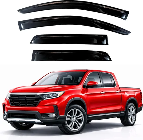 Vista 280 de KPY Moldura deflectora de viento con protección contra la lluvia compatible con Mazda CX-3 2016-2021 (CX3), 4 unidades, para ventana lateral