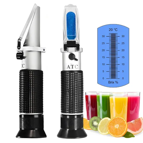 Vista 10 de Refractómetro de alcohol manual, V·RESOURCING 0~80% medidor de contenido de alcohol, herramienta para licores destilados de etanol con agua como