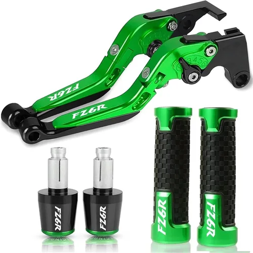 Vista 23 de Palancas de embrague de freno de motocicleta para manillar Yamaha FZ6R FZ 6R FZ-6R 2009 2010 2011 2012 2013 2014 2015 2016 2017 (Color : 1)