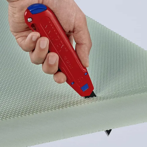 Vista 20 de KNIPEX Tools CutiX Cuchillo universal a presión, 6-1/2 pulgadas, rojo/azul