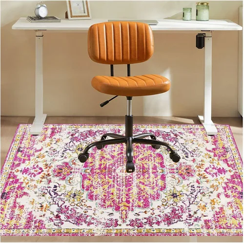 Vista 19 de Tapete para silla de oficina para piso de madera dura, 36"x48" tapete antideslizante para silla de escritorio para pisos duros, alfombra