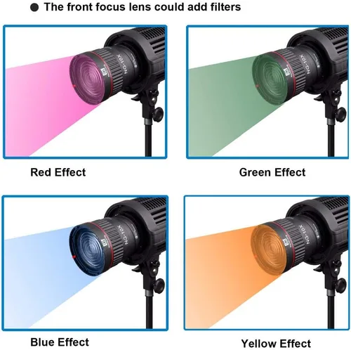 Vista 7 de EXMAX NG-10X Fresnel Adaptador de enfoque de lente Fresnel Spot S-Mount Adaptador Accesorio 10-40° 5X Lente de enfoque más brillante Ajustar