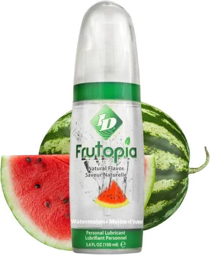 Vista 10 de ID Lubricants Frutopia - Lubricante personal con sabor a plátano, lubricante a base de agua, botella de 3.4 onzas líquidas, líquido ultra