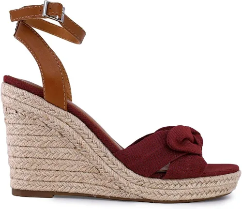 Vista 2 de Nautica Sandalias de cuña media para mujer con hebilla de moda