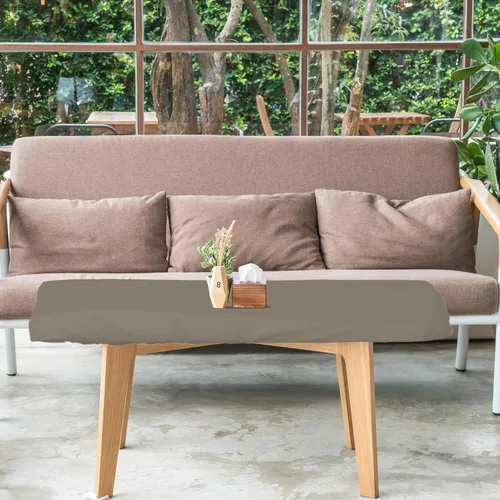Vista 5 de Covers & All Funda rectangular para mesa de patio, 12 onzas, impermeable, resistente a los rayos UV y a la intemperie, para muebles de patio