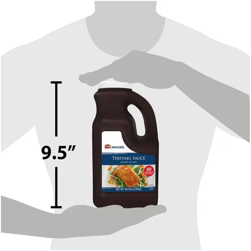 Vista 11 de Minor's Salsa teriyaki y salteada, salsa barbacoa y adobo, botella a granel de 4 libras y 9.6 onzas (el embalaje puede variar) (paquete de 2)