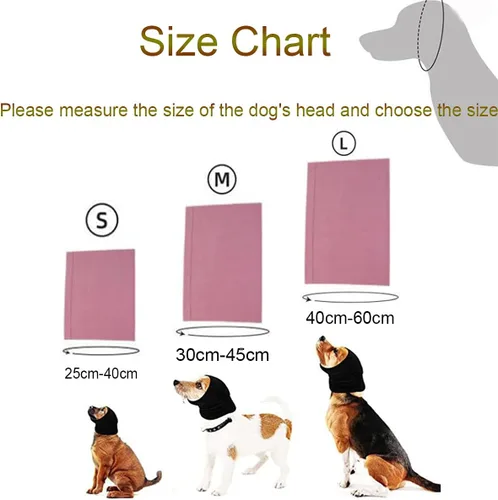 Vista 5 de Quiet Ears for Dogs - Paquete de 3 fundas para oídos para perros, para ruido, aseo y secado de fuerza, milagro para aliviar la ansiedad y calmar