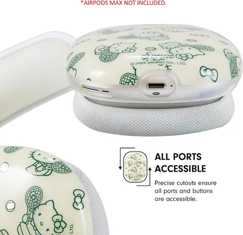 Vista 6 de Sonix Funda protectora Sanrio para AirPods Max 2 y 1 Funda para auriculares Tenis Hello Kitty