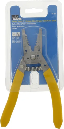 Vista 10 de IDEAL Electrical 45-221 Reflex Super T-Stripper pelacables, acero inoxidable, 8-16 AWG sólido, 10-18 AWG trenzado
