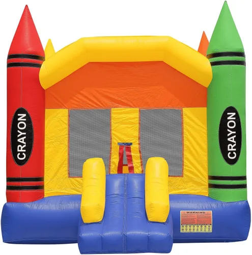 Vista 3 de Casa inflable de saltar de alta calidad creyón rebotante de grado comercial con soplador.