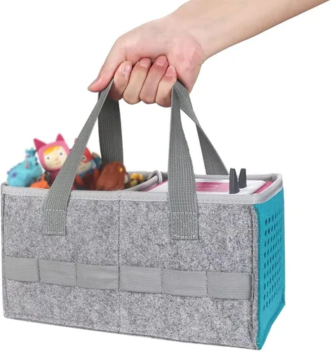 Vista 8 de Estuche de transporte CBDYWVR para caja Toniebox, estuche organizador de fieltro para Toniebox 2 juego de iniciación, regalos de Navidad