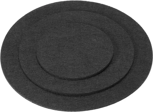 Vista 8 de PATIKIL Posavasos para plantas, (8, 10, 12 pulgadas), paquete de 6 alfombrillas reversibles redondas de fieltro para macetas, tapete absorbente