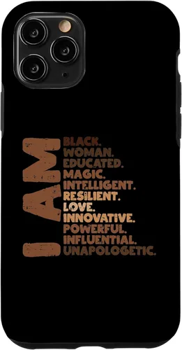 Vista 29 de I Am Black Woman Melanin Africa Pride History BHM Women Gift Case for iPhone 17