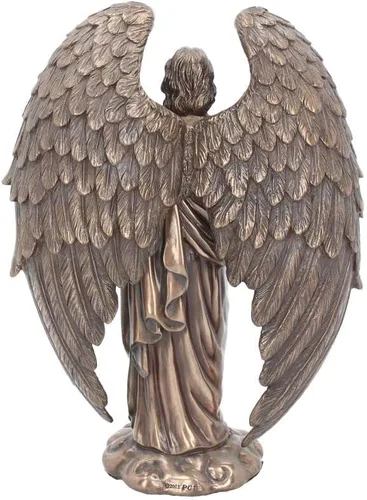 Vista 4 de Nemesis Now Metatron - Figura de arcángel (12.2 in), color bronce, resina, talla única