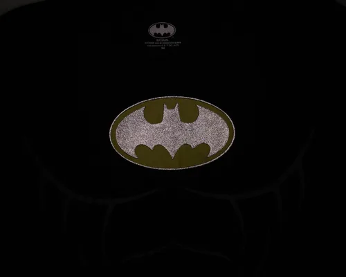 Vista 6 de DC Comics - Camisa de disfraz de Batman para hombre con capa desmontable, camiseta clásica de Batman con logotipo de murciélago