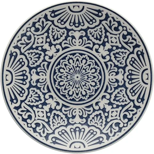 Vista 10 de Fortessa Havana Vitrified China Coupé - Plato sin marco, 4 unidades, adobo, pan y mantequilla, 6.25 pulgadas Adobo Marrón