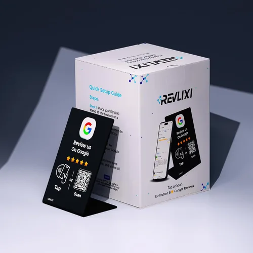 Vista 8 de Soporte de revisión de Google (2 piezas) - Boost Google Reviews con soporte reutilizable para tarjetas de Google Review Tap y soporte de código QR