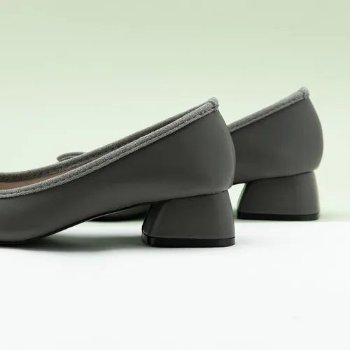 Vista 3 de C.Paravano Zapatos de tacón para mujer Tacones bajos Tacones cerrados Tacones gruesos para mujer Zapatos de vestir para mujer