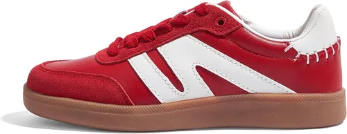 Vista 10 de LUCKY STEP Zapatillas de moda con suela de goma retro para mujer