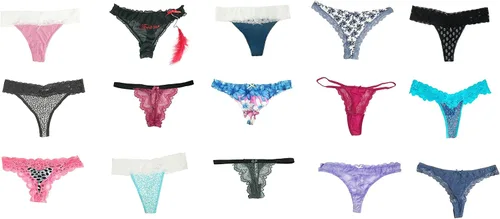 Vista 6 de jooniyaa Paquete de ropa interior para mujer tanga con espalda en T tanga con tanga