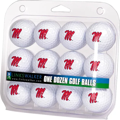 Vista 66 de LinksWalker Bolas de golf universitarias 12 bolas de regalo, tamaño reglamentario, bolas de 2 piezas