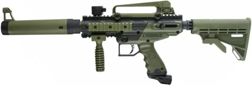 Vista 7 de Maddog Tippmann Cronus - Marcador táctico de bronce para pistola de paintball
