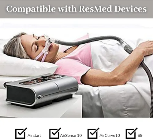 Vista 4 de Paquete de 20 filtros CPAP desechables para ResMed AirSense 10 / AirCurve 10 / S9 / AirStart - Filtros de máquina CPAP de repuesto para polvo