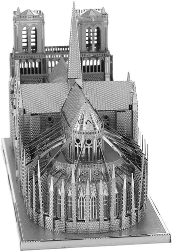 Vista 6 de Kit modelo 3D de metal de la catedral de Notre Dame de Iconx de Fascinations