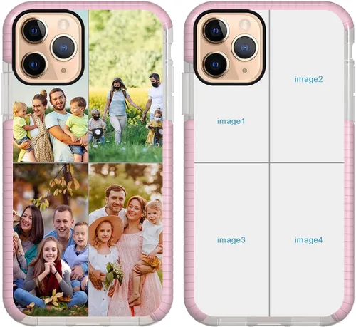 Vista 11 de Funda de teléfono personalizada para iPhone 11 Pro Max personalizada con collage de múltiples imágenes, fundas resistentes a los arañazos, a