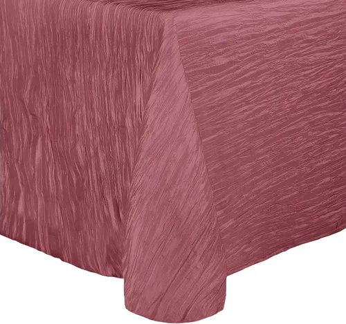 Vista 19 de Ultimate Textile Delano Crinkle - Mantel ovalado de tafetán (50 x 90 pulgadas), color negro