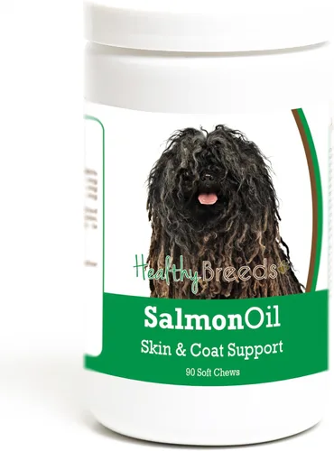 Vista 434 de Healthy Breeds Affenpinscher - Masticables suaves de aceite de salmón, 90