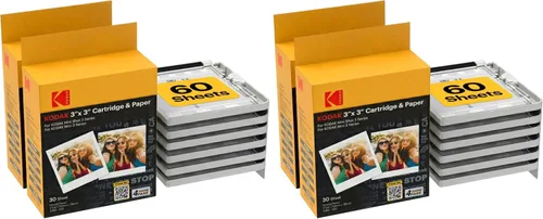 Vista 2 de Kodak - Instant Print 3x3 Pulgadas - Cartucho para 30 Impresiones - Compatible con Mini Shot Combo