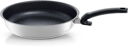 Vista 2 de Fissler adamant - Sartén antiadherente de acero inoxidable, 8 pulgadas, resistente a los arañazos, utensilios de cocina de inducción