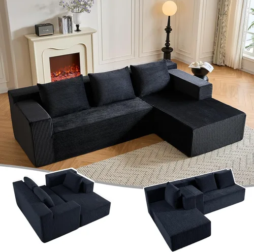 Vista 11 de HonTop Sofá Cama Plegable Moderno de 10 Pulgadas con Espuma Viscoelástica, Sofá Futón Completo Silla Reclinable para la Sala de Estar, Colchón