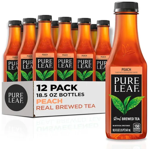 Vista 7 de Pure Leaf - Té helado, mora, botellas de 18.5 onzas líquidas (paquete de 12)