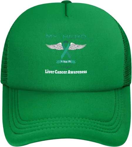 Vista 2 de Gorra de béisbol de malla para papá, gorra de camionero ajustable, unisex, color negro
