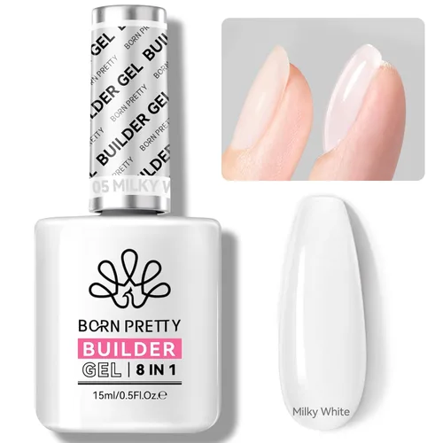Vista 17 de Born Pretty Juego de Base y Capa Superior de 2 Piezas, Capa Superior de Alto Brillo, Gel Base para Uñas de Larga Duración con Acabado Brillante