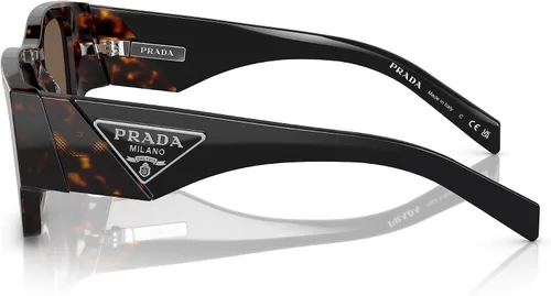 Vista 2 de Prada PR 10ZS 2AU06B Tortuga Gafas de sol de almohada de plástico Lente marrón, Carey