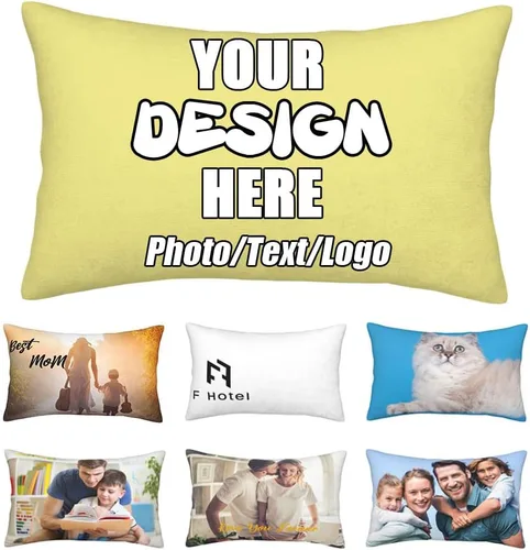 Vista 26 de Funda de almohada decorativa personalizada con foto de pareja, funda de cojín decorativo personalizada, fundas de almohada personalizadas
