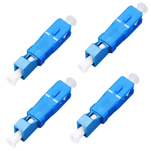 Vista 9 de FTTH Herramienta de equipo óptico LC hembra a SC macho brida híbrida monomodo 9/125 SM conector adaptador de fibra óptica para comunicación digital