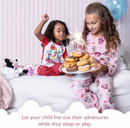 Vista 2 de Disney Girls' Princess Frozen Minnie Mouse 3-Pack Nightgown