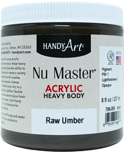 Vista 15 de Handy Art Nu Master - Pintura acrílica de cuerpo pesado, 8 onzas, carmesí Alizarin