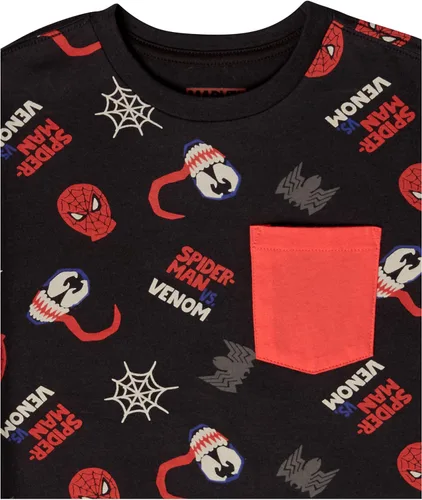 Vista 3 de Tienda Essentials Disney Marvel Star Wars Camisetas de manga corta para niños y bebés (anteriormente Spotted Zebra), Multipacks