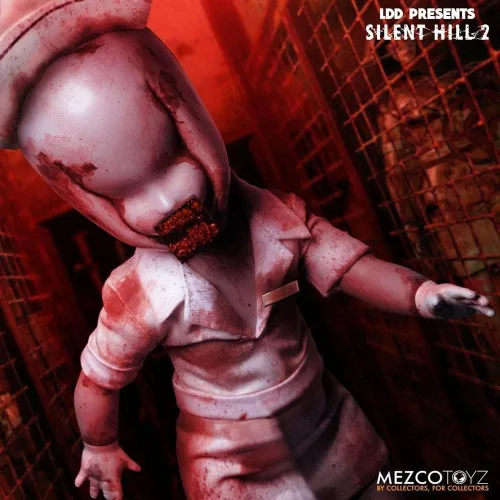 Vista 5 de Mezco Toyz Silent Hill 2: Bubble Head Nurse - Muñeca de 10 pulgadas