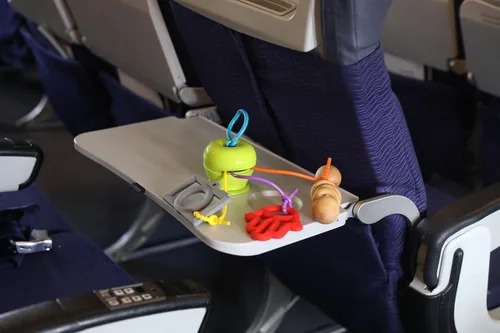 Vista 6 de Juguete de bebé con soporte de ventosa Grapple, para niños de 6 meses o más, Rojo