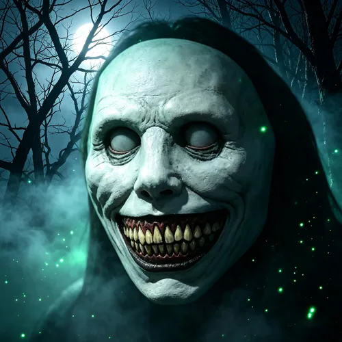 Vista 4 de Máscara de Halloween aterradora, máscara de terror de látex
